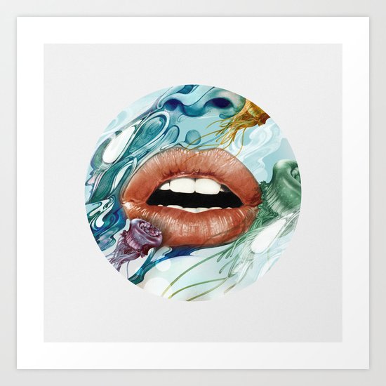 Looking Glass Art Print