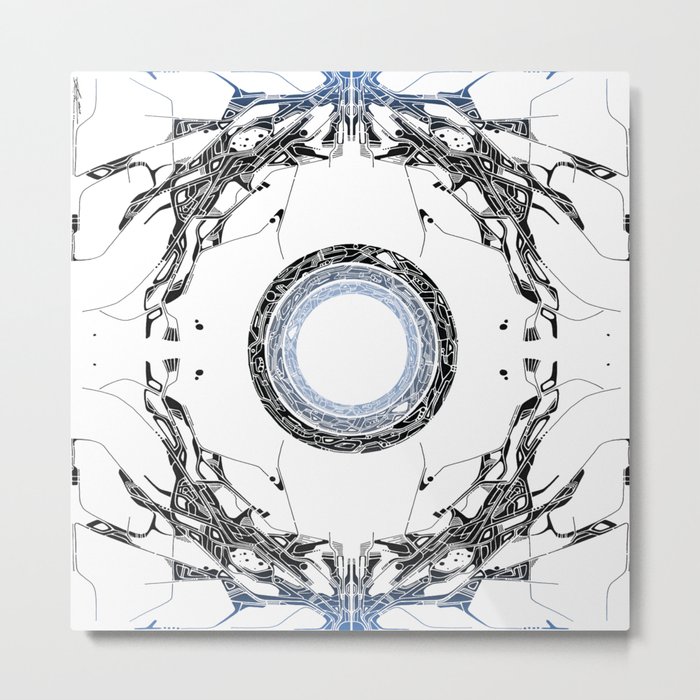 Ice Portal Metal Print