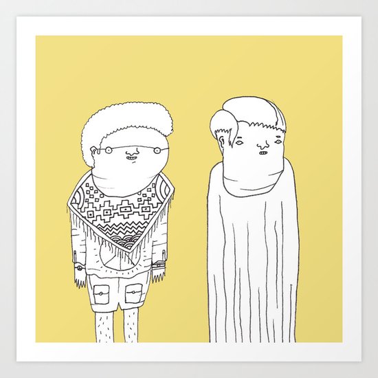 Characters 6 - Jebba Art Print