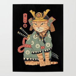 Neko Samurai Poster