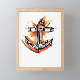 anchor Framed Mini Art Print