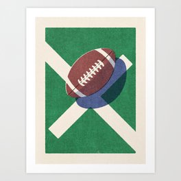 BALLS / American Football II Art Print