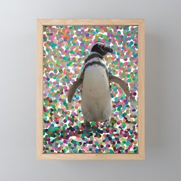 pinguino Framed Mini Art Print
