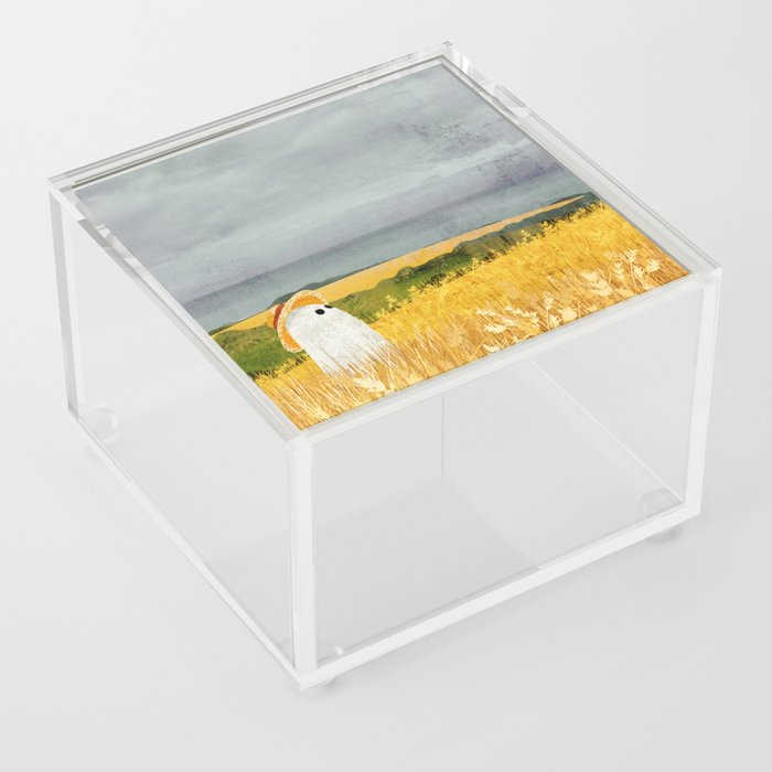 There's a ghost in the wheat field again... Acrylic Box