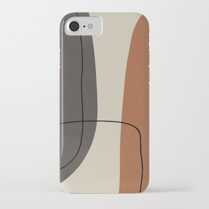 Modern Abstract Shapes #2 iPhone Case