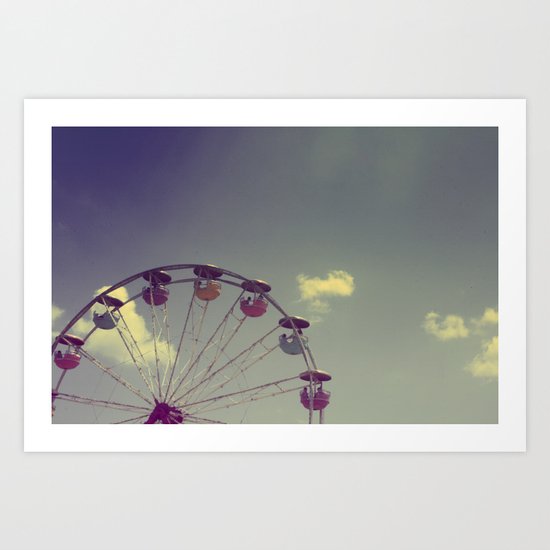 Half Wheel Art Print