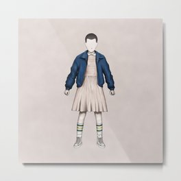Eleven without a face (Stranger T.) Metal Print