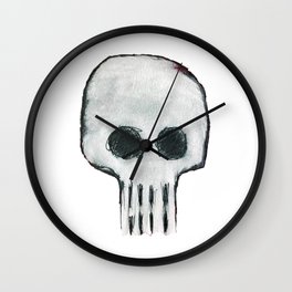 Skull of love Wall Clock