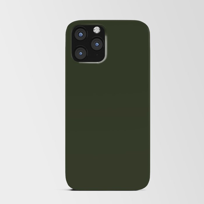 Dark Natural Green iPhone Card Case