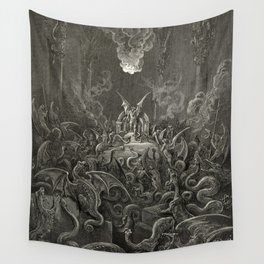Gustave Doré - The lost paradise Wall Tapestry