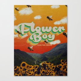 flower boy  Canvas Print