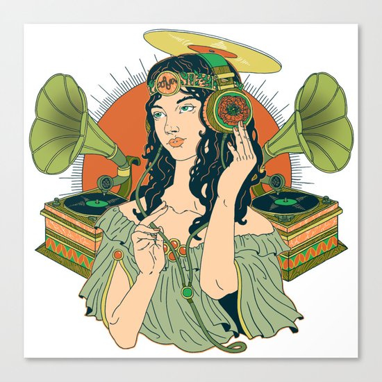 Analog Girl: ANALOG zine entry Canvas Print