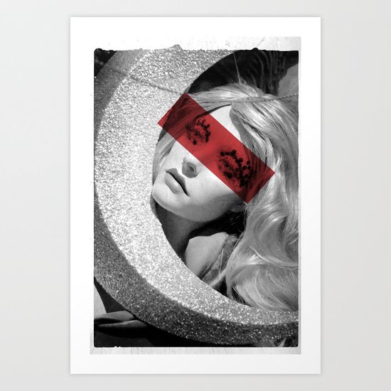 Red band Art Print