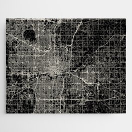 Oklahoma City Map, USA Jigsaw Puzzle