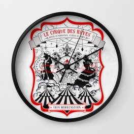 The Night Circus - light Wall Clock
