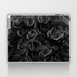 Gothic Rose - Black and White Laptop Skin