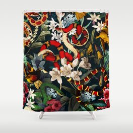 Birds and Snakes II Shower Curtain