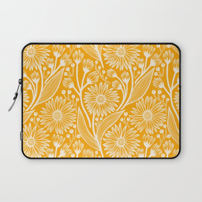 Saffron Coneflowers Laptop Sleeve