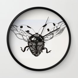 Ladybug Wall Clock