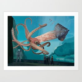 The Squid Art Print