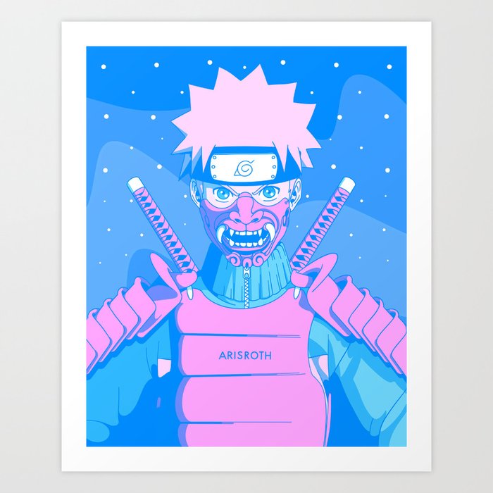 lonely samurai n u  nostalgic anime heroes art printarisroth