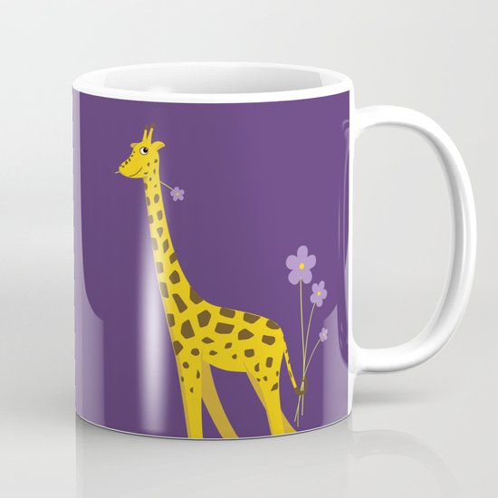 Funny Giraffe Roller Skating Mug