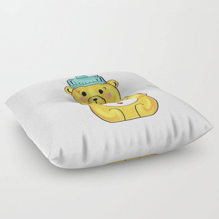 Little Honey Bear Floor Pillow