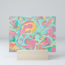 Colourful Floating Mini Art Print
