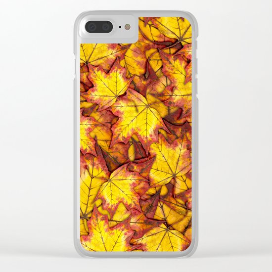 Autumn Leaves 04 Clear iPhone Case