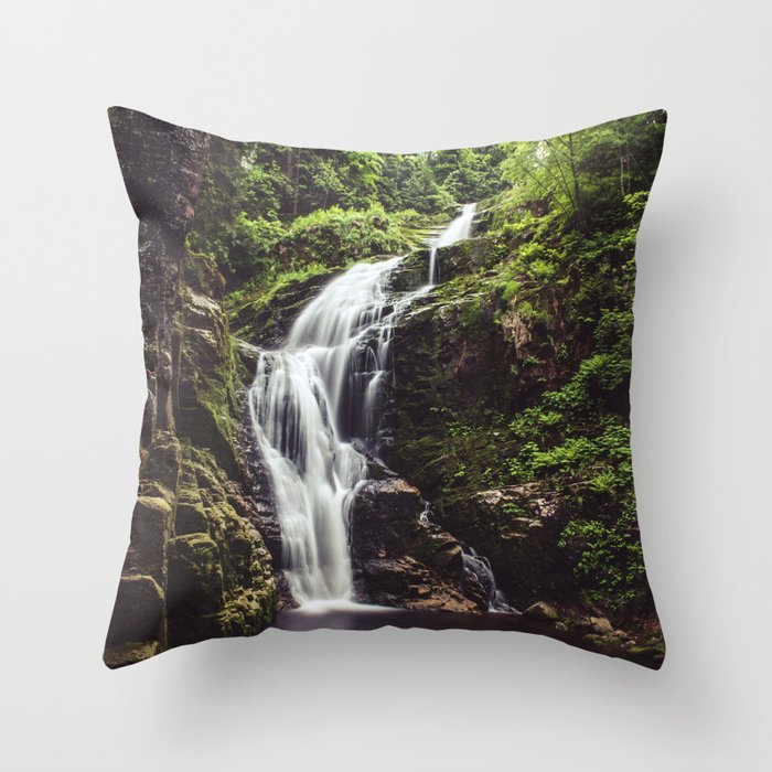 Wild Water - Landscape and Nature Photography Throw Pillow