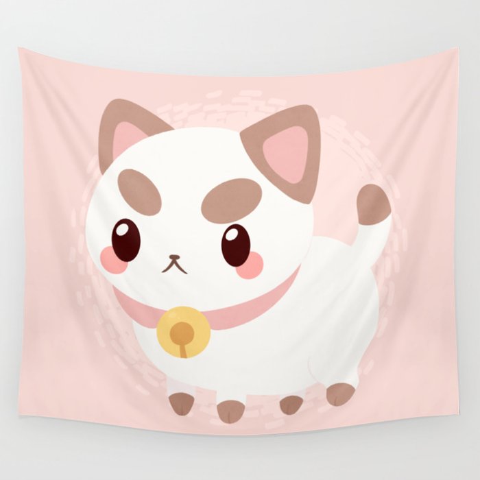 PuppyCat Wall Tapestry