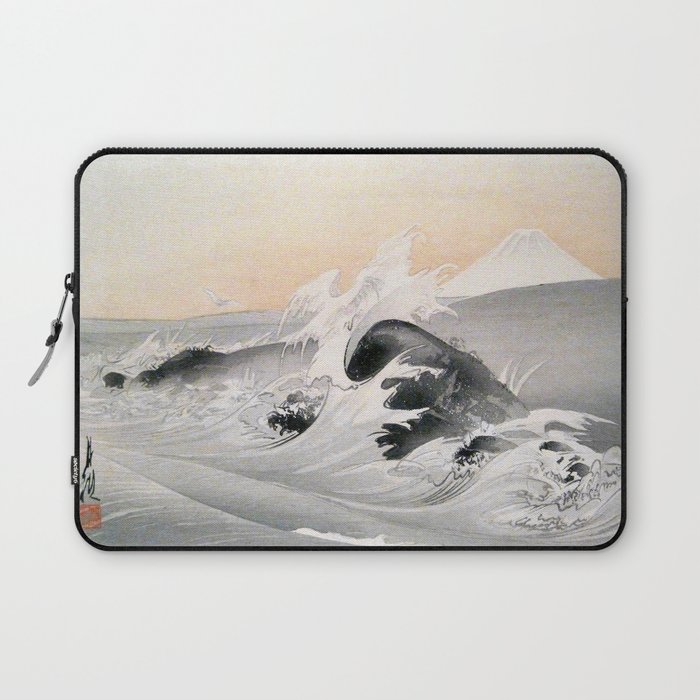 Fuji Seen From the Sea Laptop Sleeve