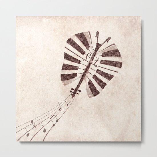 Butterfly Jazz Metal Print
