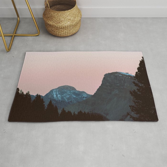 Twilight Mountain | Nature and Landscape Photography Rug