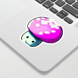 Cute Kawaii Mushroom Sticker