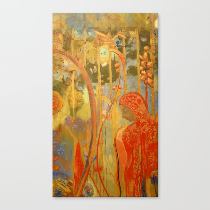 Odilon Redon "Figure from the decoration of Domency Castle" Leinwanddruck Odilon Redon "Figure from the decoration of Domency Castle" Leinwanddruck