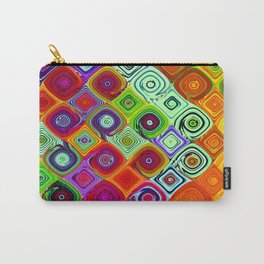 Mosaic Digital Abstract Beautiful Nature Art Carry-All Pouch | Geometric, Pattern, Nature, Bohemian, Contemporary, Color, Fractal, Boho, Math, Colorful 