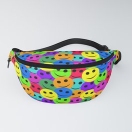 Turn that frown upside down Fanny Pack | Happyface, Happy, Funny, Laughter, Smileyfaceemoji, Colourful, Smiley, Grin, Retro, Curated 