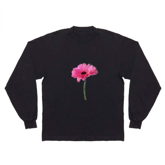 Pink Flower with Power for your Girl Long Sleeve T Shirt