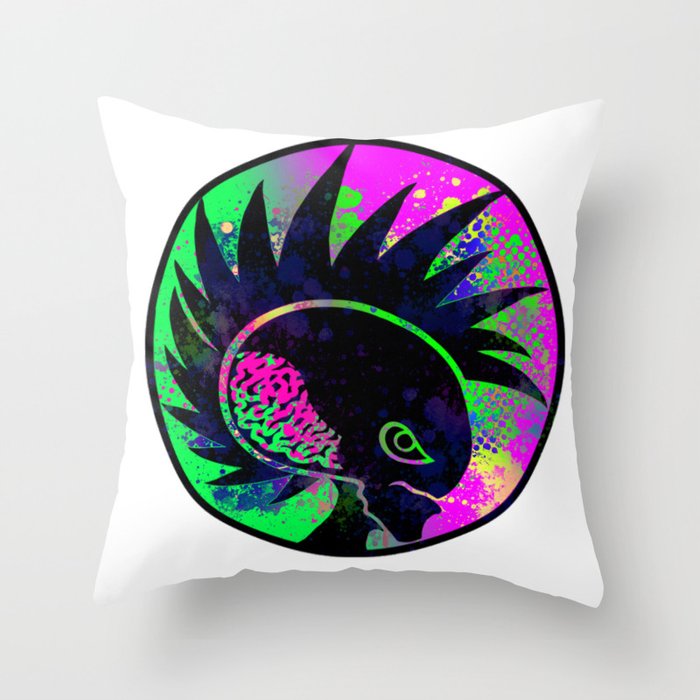 Art from chaos - Alienated Design Studio Logo Throw Pillow