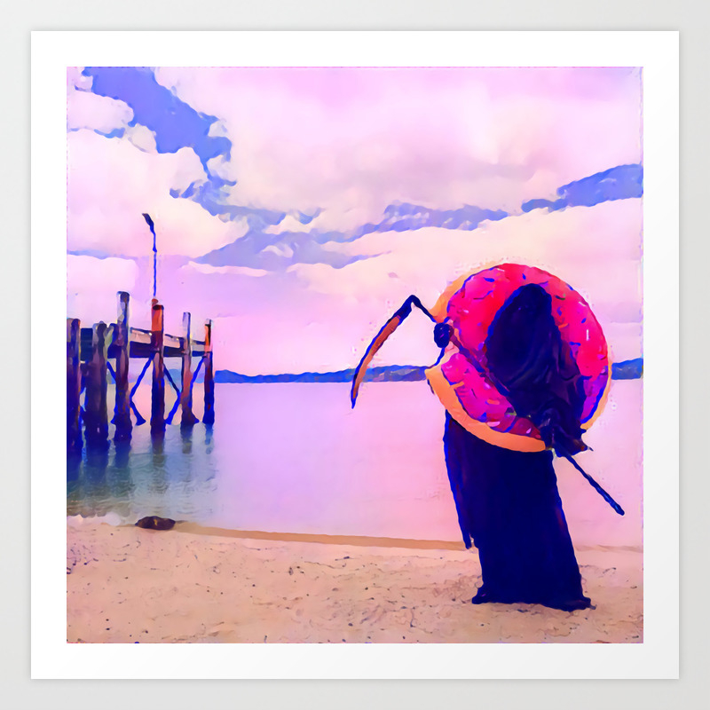 Beach Don T Kill My Vibe Art Print By Saintiro Society6