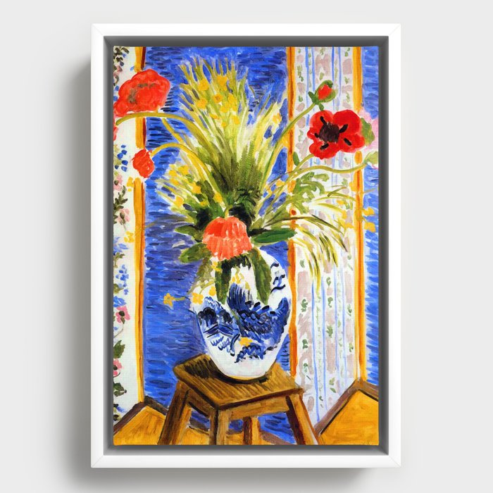 Henri Matisse Poppies Framed Canvas