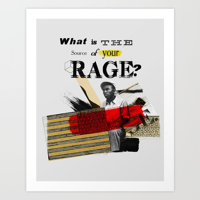 Rage Art Print