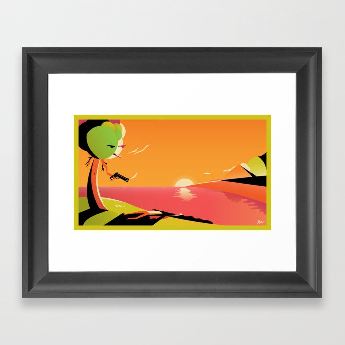 Watch Out For Trees Framed Art Print