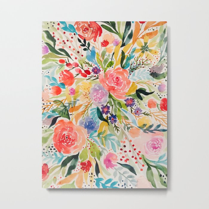 Flower Joy Metal Print