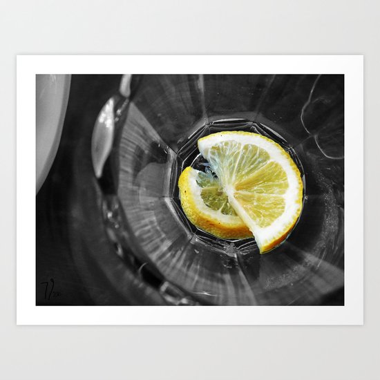 Yellow Lemons Art Print