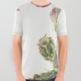 Walkingstick Cholla (Opuntia imbricata)  All Over Graphic Tee