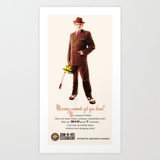 Zom-B-Vex Series Art Print