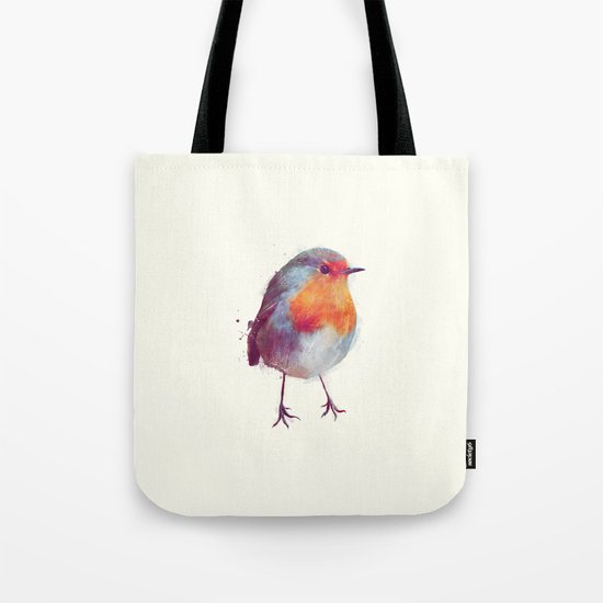 Winter Robin Tote Bag
