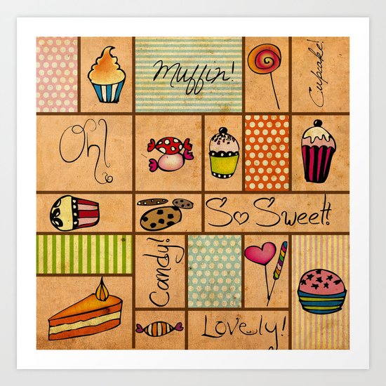 Sweet Things! Art Print